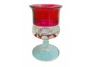Set Of 8 Tiffin-Franciscan Ruby Red Flash Kings Crown Water Or Wine Glasses