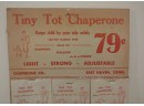 Vintage Early 1900s Tiny Tots Chaperone Store Display With Product  East Haven Ct