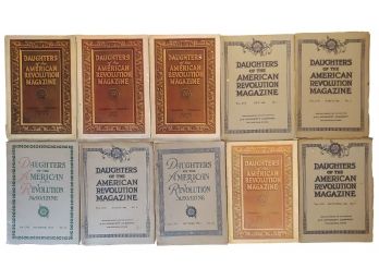 Lot Of 10 Vintage 1920s Daughters Of The American Revolution Magazines