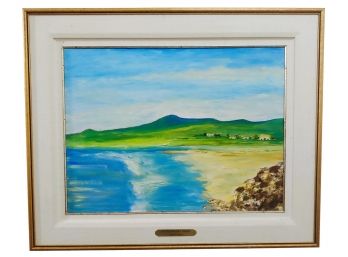 Castle Gregory Kerry By Mary H Coffee Plein Air Impressionist Painting