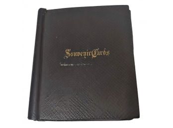 Early 1900s Loaded Souvenir Card Album 160 Cards With Embossed
