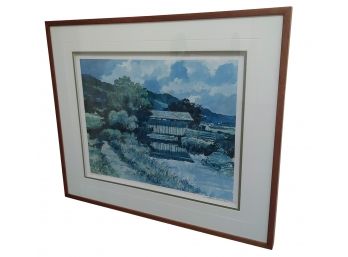 Eric Sloane (American, 1905-1986) Hand Signed & Numbered Limited Ed 'Summer' Lithograph With COA