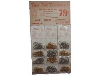 Vintage Early 1900s Tiny Tots Chaperone Store Display With Product  East Haven Ct