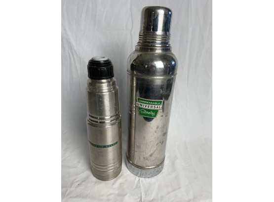 Unbreakable Universal Stanley Thermos Lot Of 2
