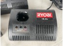 Ryobi 18.0v Charger Lot Of 3