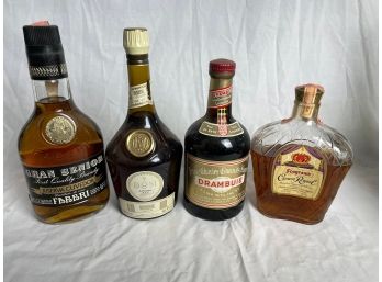 Vintage Liquor Bottles With Tax Stamps