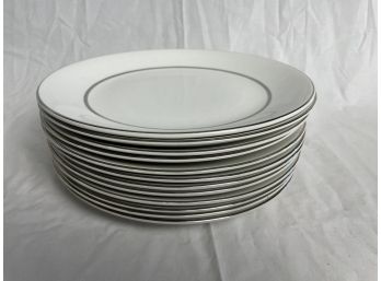 International Ironstone Silver Elegance Dish Set