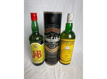 J&B/Glenfiddich/Cutty Sark Whiskeys