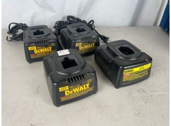 Dewalt Power Tool Battery Charger Lot