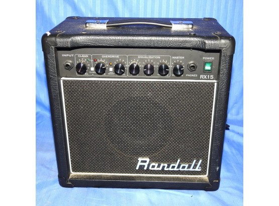Working Randall Guitar Amplifier