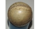 Signed 1929 New York Giants Team On A Spalding Horse Hide Cover Baseball  No. 1 In Case - NO SHIPPING
