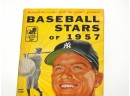 1957 Baseball Stars Book Mickey Mantle On Cover