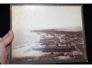 Antique Large Original Cabinet Card NY Beach Front Photograph Lot - George Rockwood New York