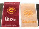 1920s Cigarette Silk Premiums With Lot With Chicago Bears Logo (chicago Maroons)