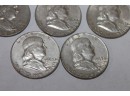 Estate Found US Coin Money Franklin Half Dollars Silver Lot - No Tax On Coin Sales