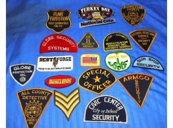 Nice Lot Of Security Patrol Patches