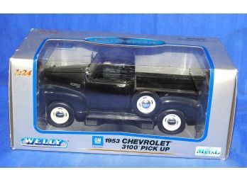 Welly 1953 Chevy 3100 Diecast Pick Up Truck In Box