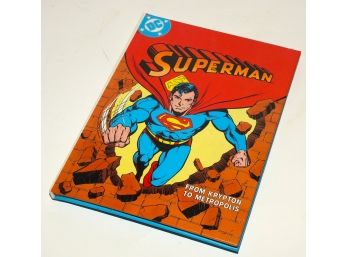 1982 Superman DC Comics HC Book With Cassette