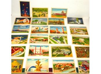 Nice Lot Of 1939 Worlds Fair Postcards
