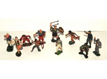 Mix Of 1970s Painted Plastic Figures