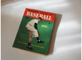 1950 Major League Baseball Book Joe Page On Cover