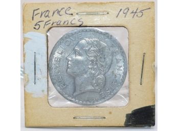 1945 France 5 Francs