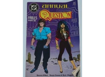 The Question 1988 #1 Comic Book