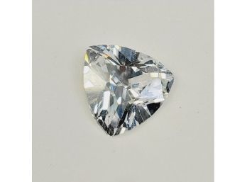 6 Carat ----Tri Cut 10x10mm White CZ Loose Gemstone (shines Like A Diamond)