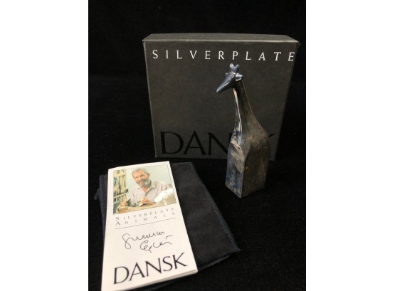 Silver Plate Dansk Giraffe