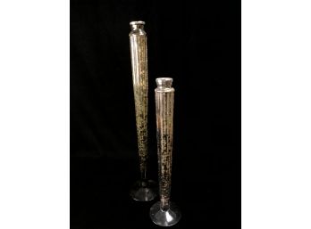 Speckled Candle Stick Holders
