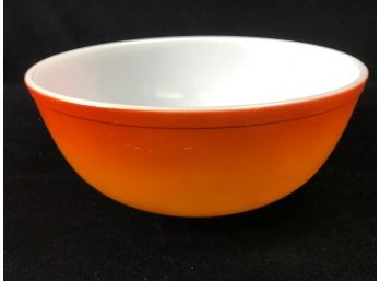 Orange Pyrex Mixing Bowl