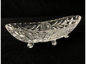 Cut Glass Footed Bowl