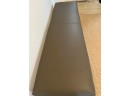 Interlude Stiletto Hollywood Grey Leather Bench (LOC S2)
