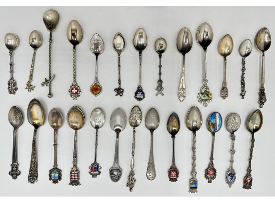 20 Small Souvenir Spoons