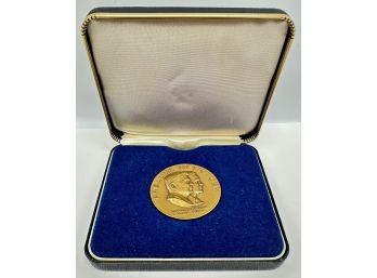 1980 Plelude To Victory Bronze Medallion Of Ronald Reagan & George Bush