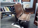 Antique O D Case Hartford, Conn Childs Desk With Fold Down Seat, Book Shelf & Opening Ink Well Opening CV1