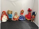 Beautiful Lot Of Vintage International Dolls  C2
