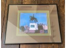 Equestrian Statue Of Charlemagne Framed Print  WA