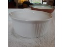 Corning Ware Baking Pans & Serving Bowls PLUS A Vintage Stangl Salad Or Pasta Bowl E2