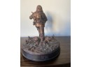2000 Hasbro G.I. Joe 'D-Day First Wave' Resin Bronzed Statuette 7' Tall  A2