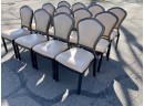 Set Of Twelve Portico Stacking Vinyl Banquet Chairs (#14 Of 15)