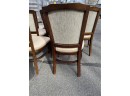Set Of Twelve Wood Framed Fabric & Vinyl Banquet Chairs (#2 Of 3)