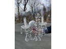 Pair Of Crystal Prism Two Light Sconces (#2 Of 4)