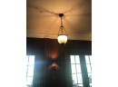 Hanging Pendant Three Light Fixture In Brushed Bronze Finish (#3 Of 11)