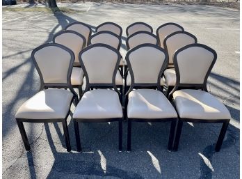 Set Of Twelve Portico Stacking Vinyl Banquet Chairs (#8 Of 15)