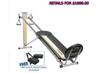 Total Gym Xtra With All Added Components