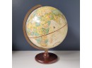 Vintage Repogle Cherry Wood Base Globe