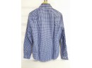 NEW Men's Nautica Classic Blue/white Gingham Button Down Shirt Size Medium