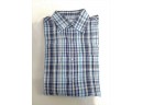 Men's Ermenegildo Zegna Plaid Modern Fit Button Down Shirt Made In Turkey Size L