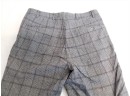 Men's EPAULET Hand Tailored Plaid Wool Blend Gray Trousers Size 32 - 30